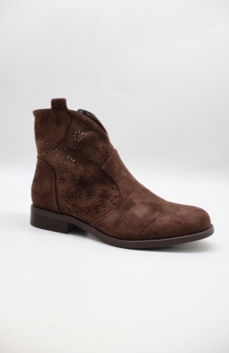 Botki damskie na płaskim (36-41) H257 BROWN