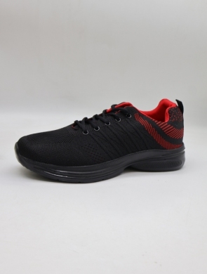 Buty sportowe męskie (41-46) HBA558-1 BLACK/RED