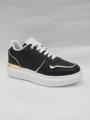 Buty sportowe damskie na płaskim (36-41) SX33 BLACK