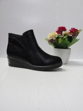 Botki damskie ocieplane na koturnie (36-41) 61702C-1