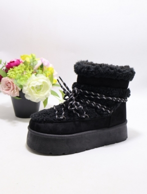 Śniegowce damskie (36-41) HEY-311 BLACK