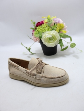 Mokasyny damskie na płaskim (36-41) G482 BEIGE