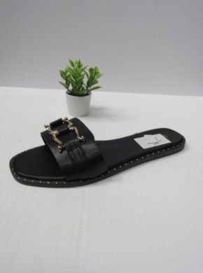 Klapki damskie na płaskim (36-41) CB2122 BLACK