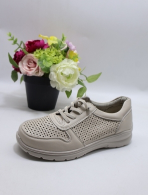 Buty sportowe damskie na płaskim (36-41) BK-621 BEIGE