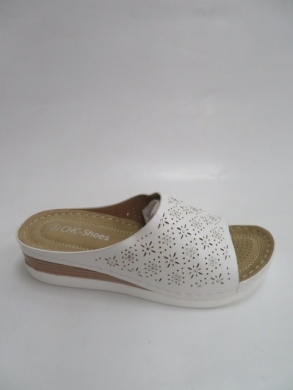 Klapki damskie na koturnie (36-41) N21-696 WHITE