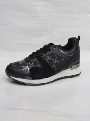 Buty sportowe damskie na płaskim (36-41) 8907 BLACK