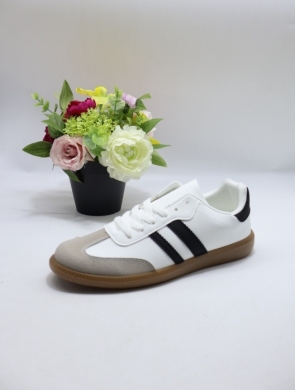 Buty sportowe damskie na płaskim (36-41) D28-31 WH/BL