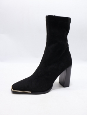 Botki damskie na obcasie (36-41) BM-10 BLACK