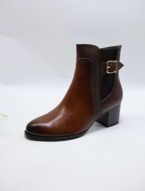 Botki damskie ocieplane na obcasie (36-41) YCC-123 CAMEL