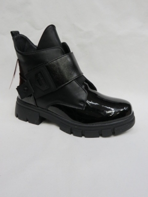 Botki dziewczęce ocieplane (32-37) GQ432 BLACK