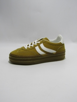 Buty sportowe damskie na płaskim (36-41) 6487 YELLOW
