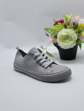 Trampki damskie na płaskim (36-41) 11252-2 GREY