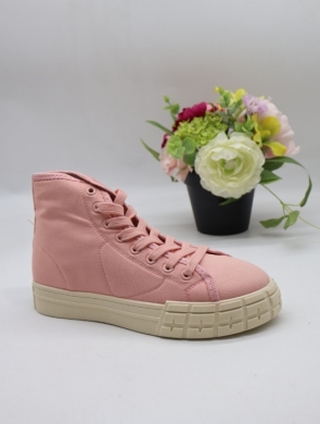 Trampki damskie na płaskim (36-40) JH-33 PINK