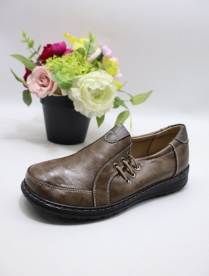 Półbuty damskie na płaskim (36-42) 22T44-13 KHAKI