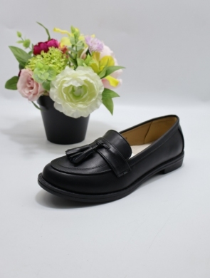 Mokasyny damskie na płaskim (36-41) LP663 BLACK