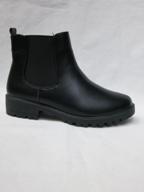 Botki damskie ocieplane na płaskim (36-41) XCHE-01 BLACK