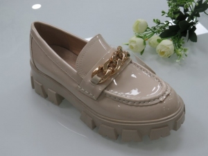 Mokasyny damskie na koturnie (36-41) C9809-8