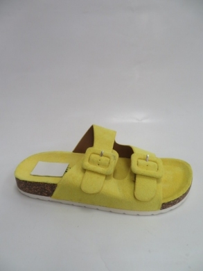 Klapki damskie na płaskim (36-41) LS178 YELLOW
