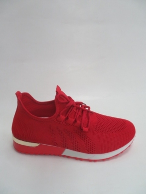 Buty sportowe damskie na płaskim (36-41) A23 RED