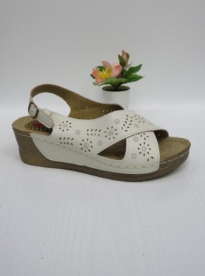 Sandały damskie na koturnie (36-41) KS-9115 WHITE