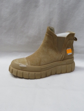 Botki damskie na płaskim (36-41) 8-3 KHAKI