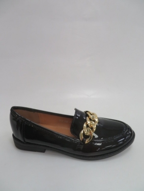 Mokasyny damskie na płaskim (36-41) 888-193 BLACK