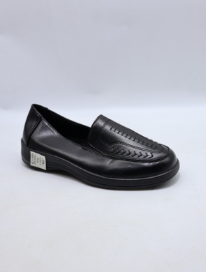Półbuty damskie na płaskim (37-42) E303-1 BLACK