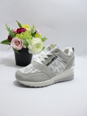 Buty sportowe damskie na koturnie (36-41) 0588 GREY