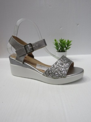 Sandały damskie na koturnie (36-41) VS71 SILVER