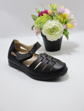 Sandały damskie na płaskim (36-42) 8618-1 BLACK