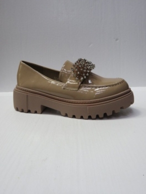 Mokasyny damskie na koturnie (36-41) 8081 BEIGE