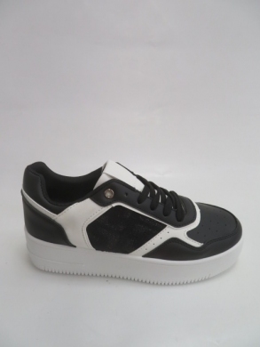 Buty sportowe damskie na płaskim (36-41) B501 BLACK