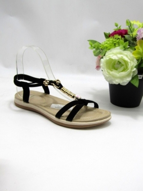 Sandały damskie na płaskim (36-41) FY7001 BLACK