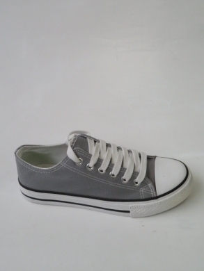 Trampki damskie na płaskim (36-41) BA105 GREY