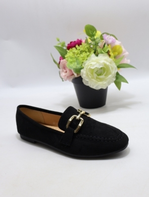 Mokasyny damskie na płaskim (36-41) H8-967 BLACK