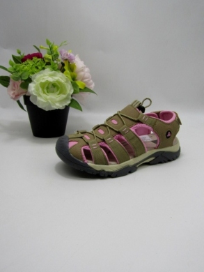 Sandały damskie na płaskim (36-41) 7SD 9190-R BEIGE/PINK