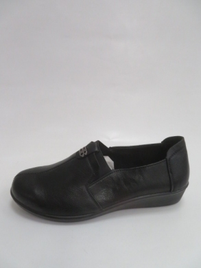 Półbuty damskie na płaskim (39-43) DTB2-3 BLACK