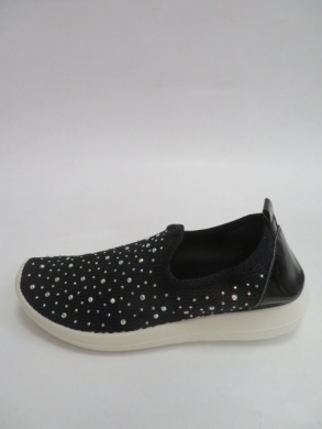 Tenisówki damskie na płaskim (36-41) M-947 BLACK