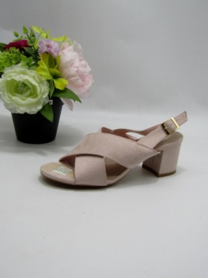 Sandały damskie na obcasie (36-41) LE-530 PINK