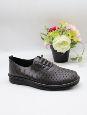 Półbuty damskie na płaskim (36-42) 25159-22 D.GREY