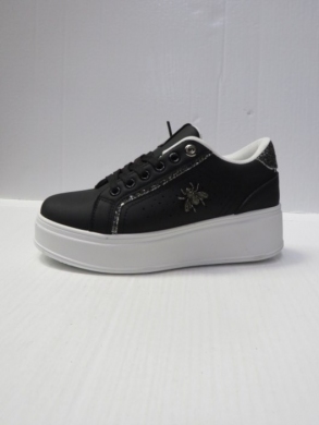 Buty sportowe damskie na koturnie (36-41) 103 BLACK