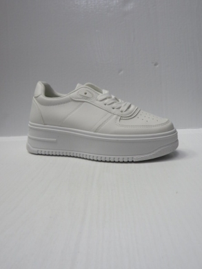 Buty sportowe damskie na płaskim (36-41) LA257 WHITE