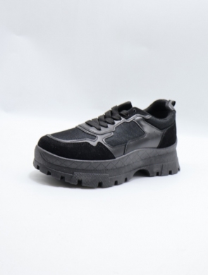 Buty sportowe damskie na płaskim (36-41) VL170 BL