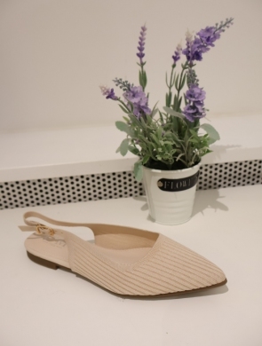 Sandały damskie na płaskim (36-41) BS32 BEIGE