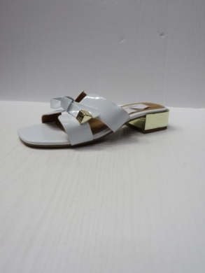 Klapki damskie na obcasie (36-41) CEO513 WHITE