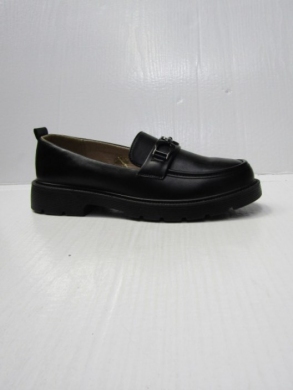 Mokasyny damskie na płaskim (36-40) 2726-1 BLACK