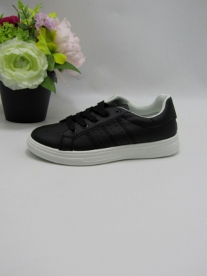 Buty sportowe damskie na płaskim (36-41) TQ2410 BLACK/WHITE