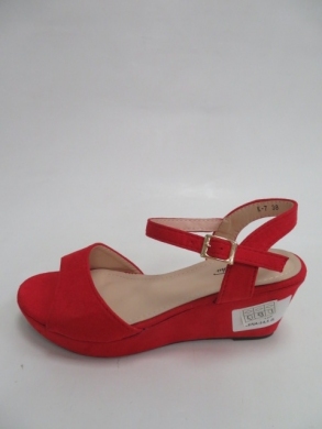 Sandały Damskie na koturnie (36-41) K-7 RED