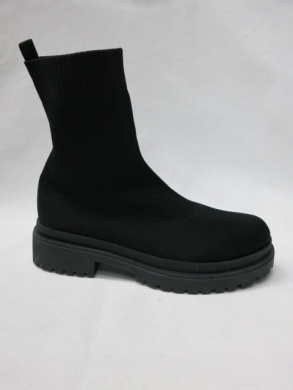 Botki damskie na płaskim (36-41) A-35 BLACK