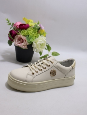 Buty sportowe damskie na płaskim (36-41) TH002 SKO BL/GOLD